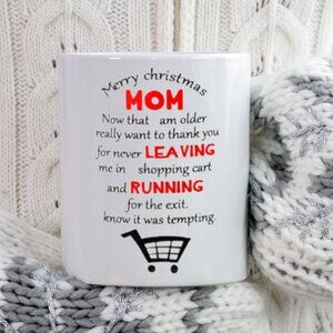 Funny Christmas Mom Mug – 11oz White Ceramic Coffee Cup